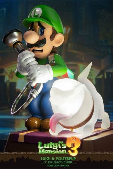 Luigi's Mansion 3 PVC Statue Luigi & Polterpup Collector's Edition 23 cm