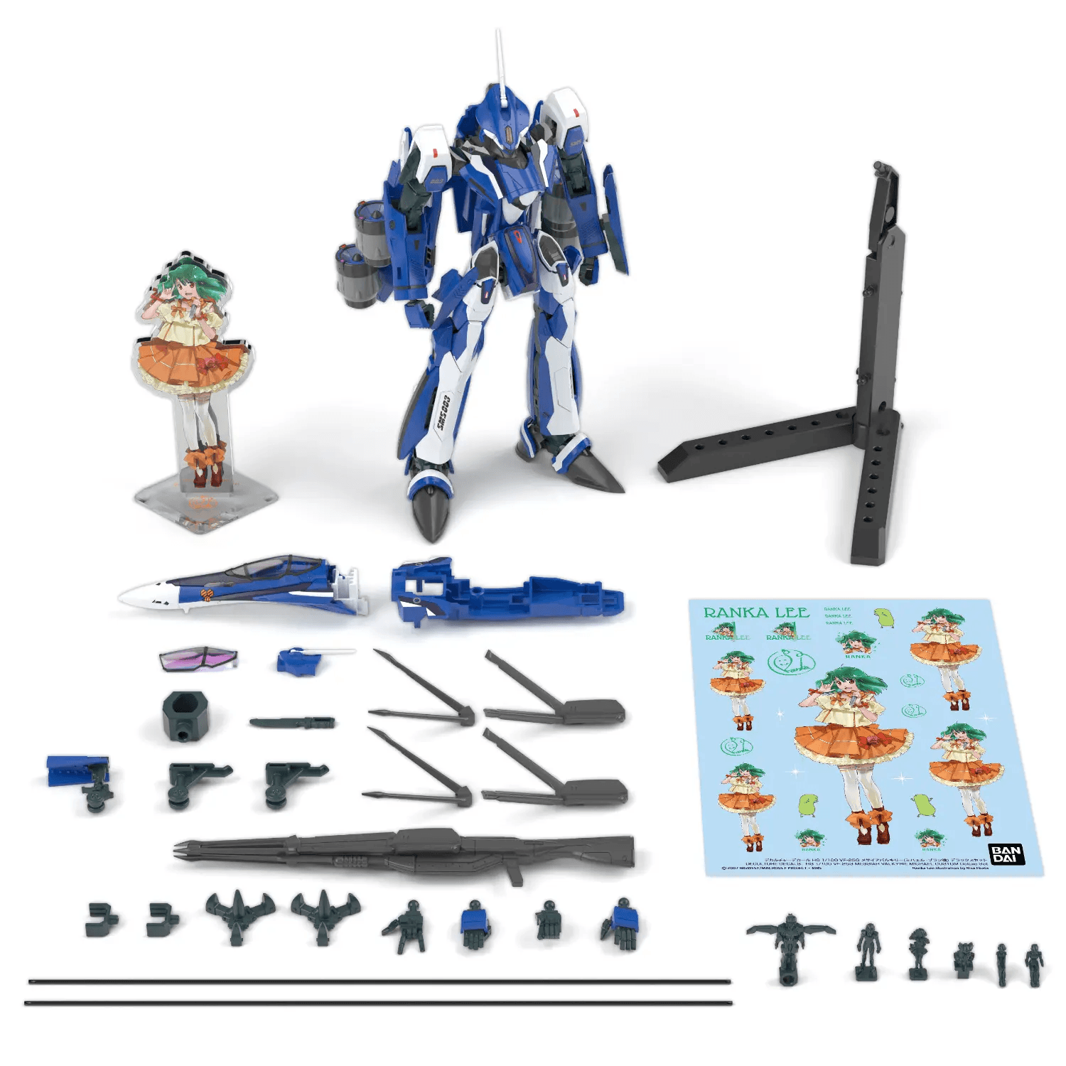 Macross Frontier - High Grade - VF-25G Messiah Valkyrie Michael Custom Deluxe Set - Model Kit 1/100 Scale