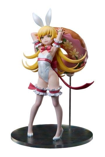 Monogatari Series PVC Statue 1/4 Shinobu Oshino White Bunny Ver. 35 cm