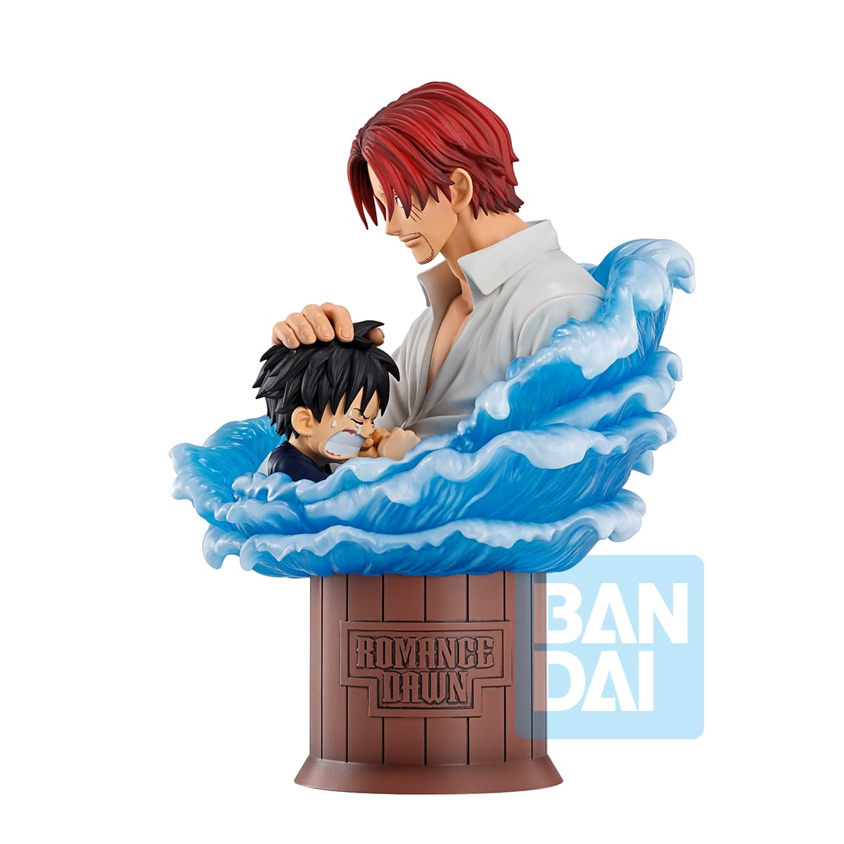 One Piece - Ichibansho Figure - Red Hair Pirates - Shanks & Luffy - Statua 15 cm