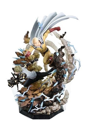 One-Punch Man Premium Masterline Series Statue 1/4 Saitama & Genos Deluxe Version 73 cm