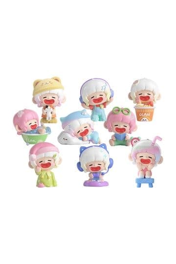 Original Character Trading Figures Blind Box 8-Pack Lazy Home Diary 9 cm