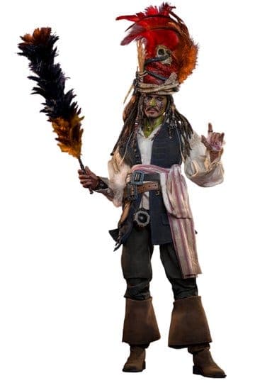 Pirates of the Caribbean: Dead Man's Chest Action DX Figure 1/6 Pelegostos Chief Jack Sparrow 30 cm