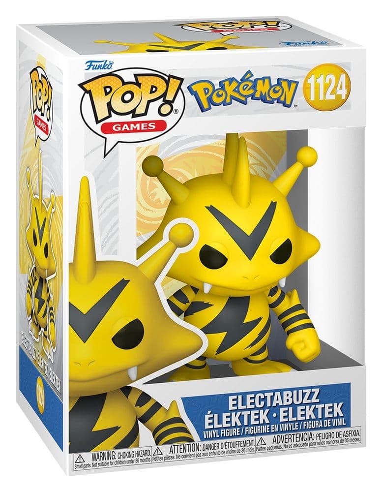 Pokémon POP! Games Vinyl Figure Electabuzz 9 cm #1124 - Funko POP!