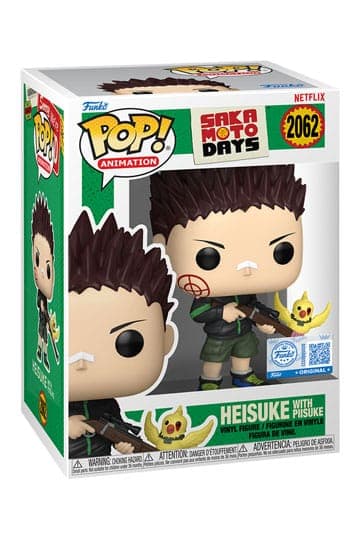 Sakamoto Days Funko POP! Animation Vinyl Figure Heisuke & Piisuke Exclusive Edition 9 cm #2062 - Funko POP!