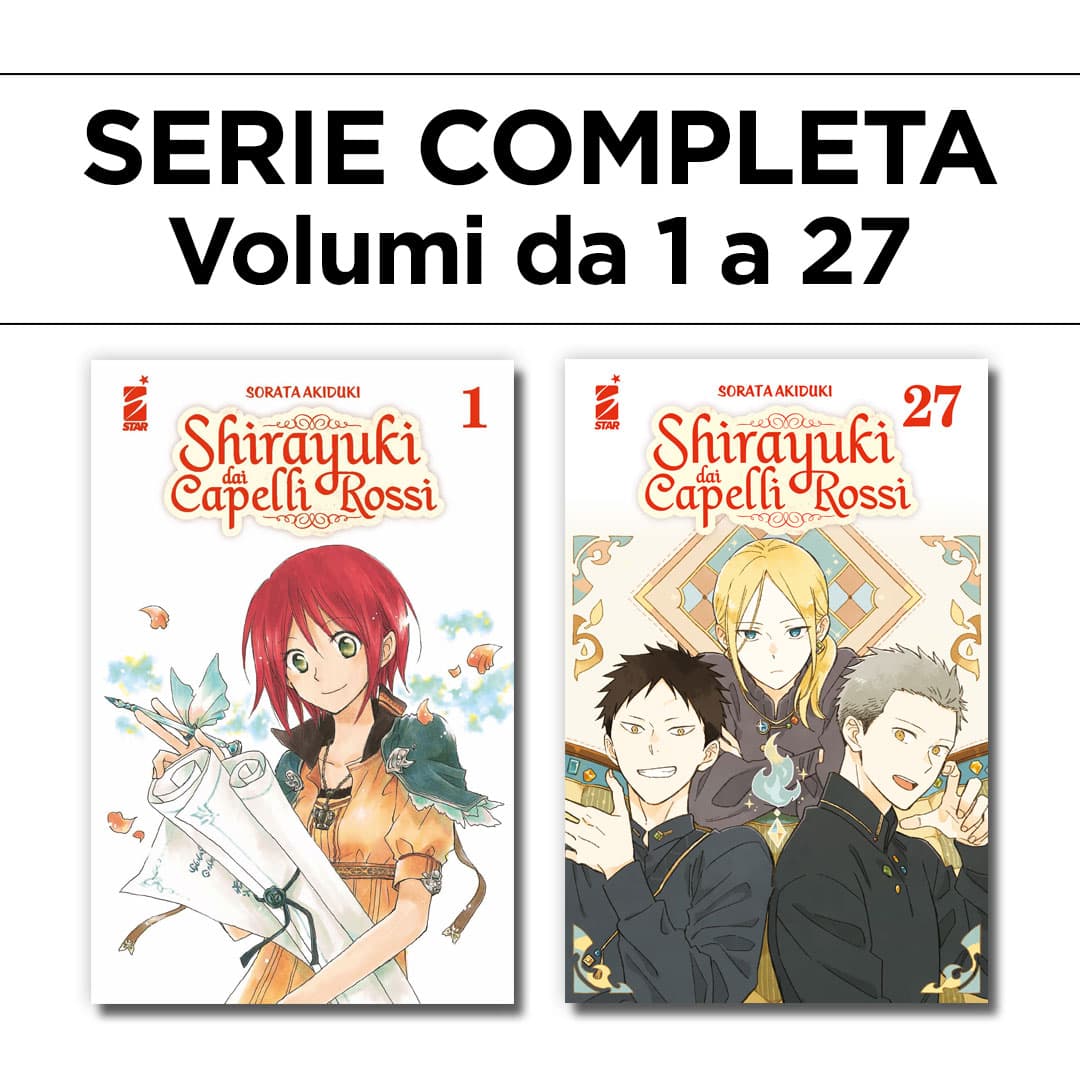 Shirayuki dai Capelli Rossi 1/27 - Serie Completa - Edizioni Star Comics - Italiano