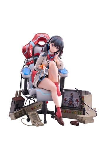SSSS. Gridman Universe F:NEX PVC Statue Rikka Takarada Gaming Chair Ver. 19 cm