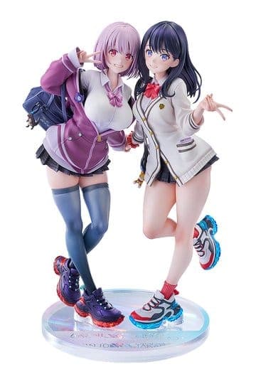 SSSS.GridmanPVC Statues 1/7 2-Pack Rikka Takarada & Akane Shinjo feat. toridamono 22 cm