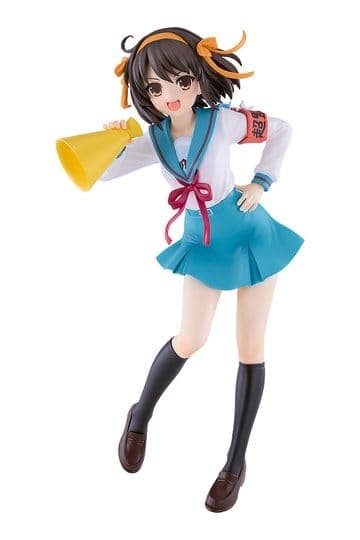 The Melancholy of Haruhi Suzumiya Pop Up Parade PVC Figure Haruhi Suzumiya L Size 22 cm