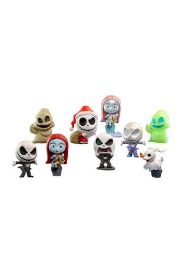 The Nightmare Before Christmas Cosbi Mini Figures 9 cm Blind Box Display 8 Pz