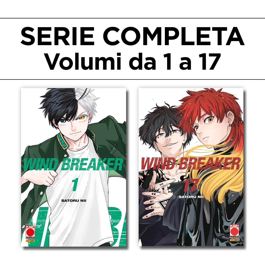 Wind Breaker 1/17 - Ristampa - Serie Completa - Panini Comics - Italiano