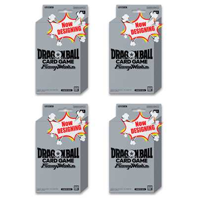 Dragon Ball Super Card Game - Fusion World - FS-13 - Display 4 Starter Deck EX - Inglese - Inglese