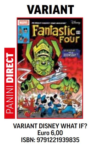Fantastici Quattro 3 (472) - Variant Disney What If? - Panini Comics - Italiano