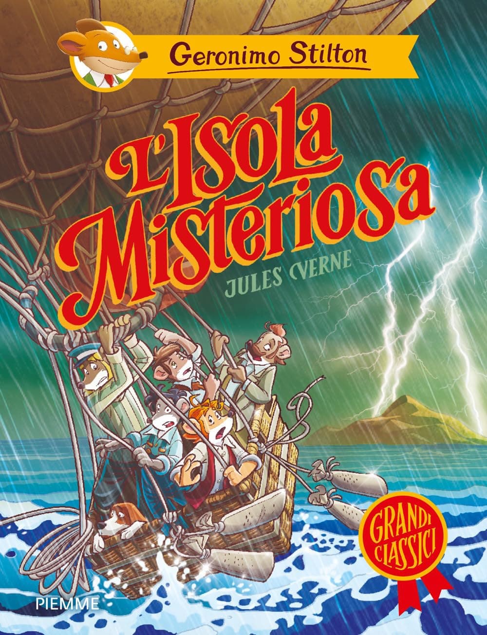 Geronimo Stilton - L'Isola Misteriosa di Jules Verne - Piemme - Mondadori - Italiano