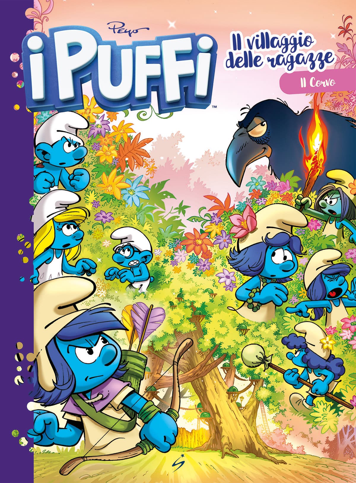 I Puffi - Il Villaggio delle Ragazze Vol. 3 - Il Corvo - Astra BD 11 - Edizioni Star Comics - Italiano