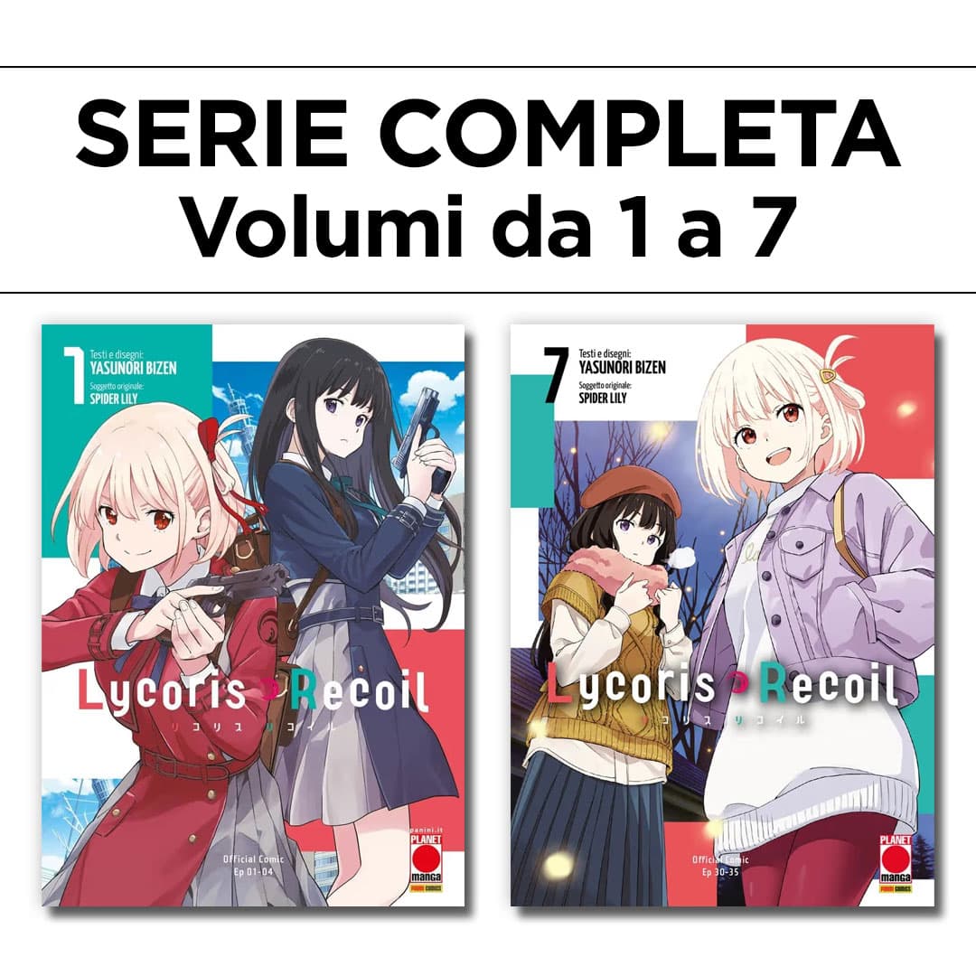Lycoris Recoil 1/7 - Serie Completa - Panini Comics - Italiano