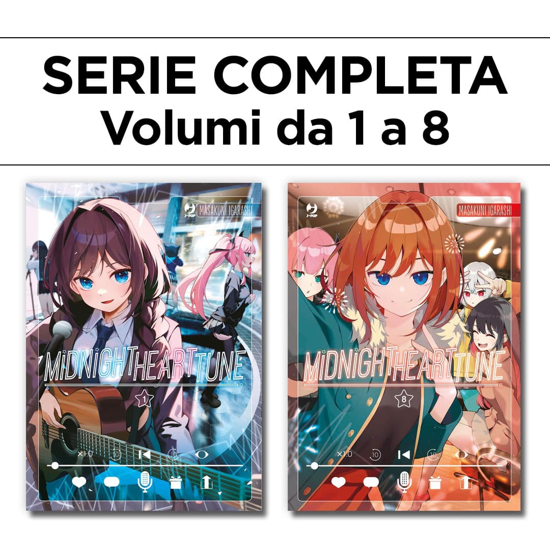 Midnight Heart Tune 1/8 - Serie Completa - Jpop - Italiano