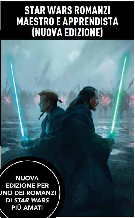 Star Wars Romanzi Maestro e Apprendista - Nuova Edizione - Panini Comics - Italiano