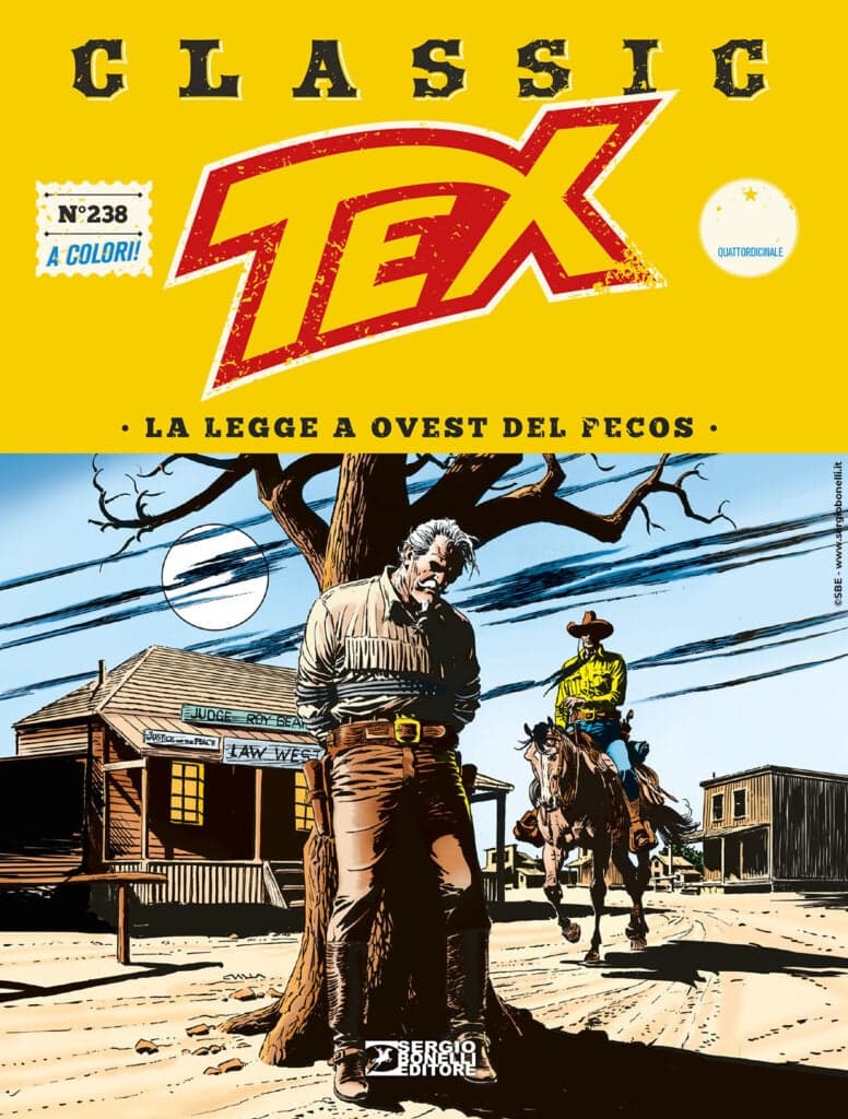 Tex Classic 238 - La Legge a Ovest del Pecos - Sergio Bonelli Editore - Italiano