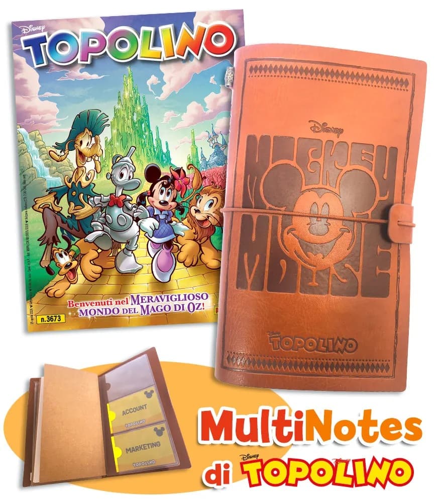 Topolino - Supertopolino 3673 + Notes in Pelle di Topolino - Panini Comics - Italiano