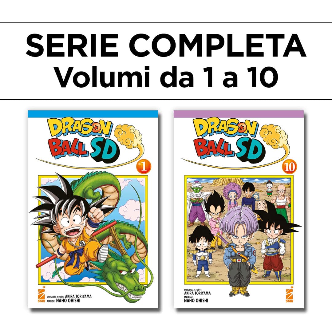 Dragon Ball SD 1/10 - Serie Completa - Edizioni Star Comics - Italiano