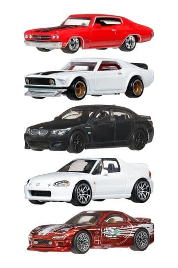 Fast & Furious Hot Wheels Premium Die-Cast Vehicles 1/64 979P Assortment (10)