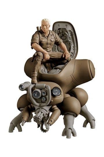 Ghost in the Shell PLAMAX minimum factory Plastic Model Kit Batou with Fuchikoma 8 cm