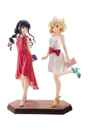Lycoris Recoil Pop Up Parade PVC Figures 2-Pack Chisato Nishikigi & Takina Inoue: After Party! Ver. L Size