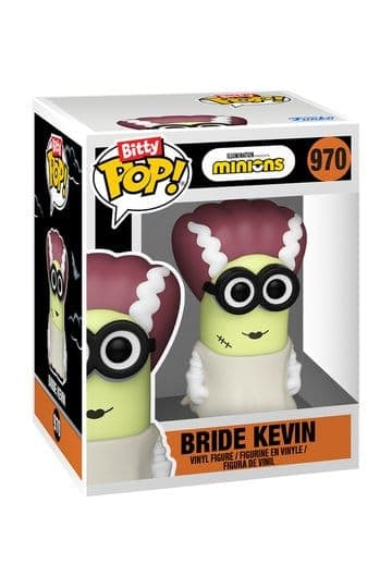Minions Bitty Funko POP! Vinyl Figures 2-Pack Bride Kevin & Eye, Matie 2 cm - Funko Bitty POP!