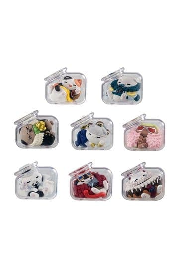 One Piece Mega Cat Project Mini Figures Good Night NyanPieceNyan! Ver. Luffy with rivals 6 cm Blind Box