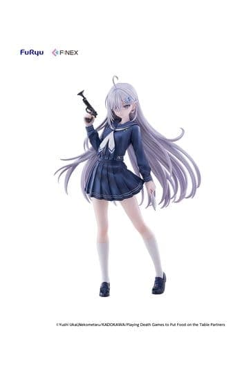 Playing Death Games to Put Food on the Table PVC Figure 1/7 Yuki School Uniform Ver. 24 cm