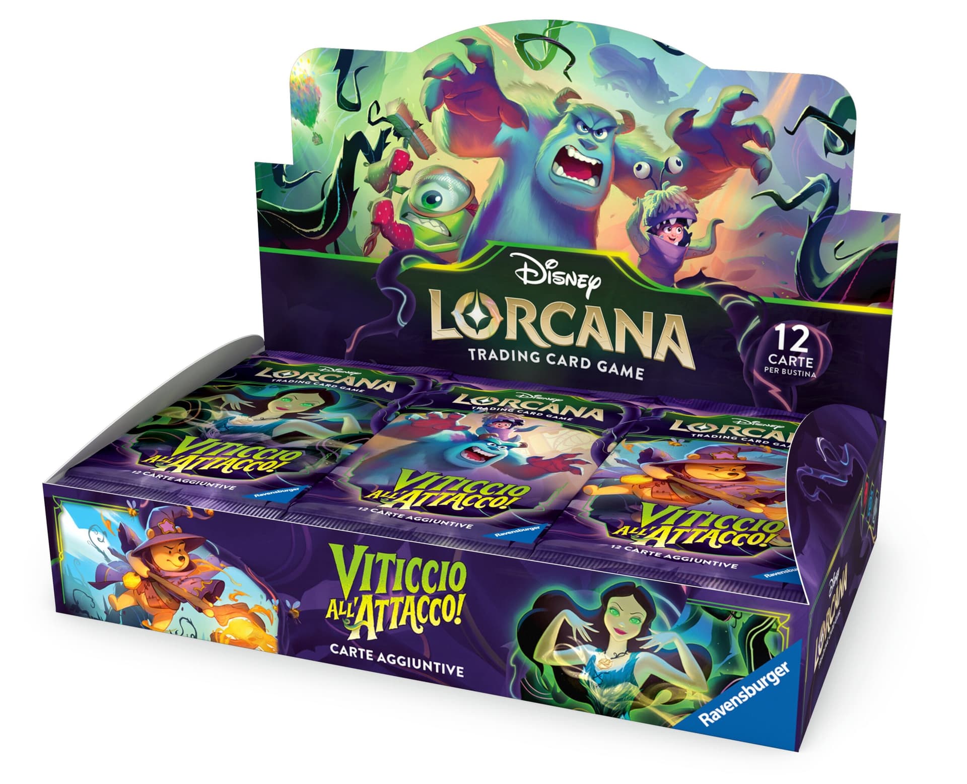Disney Lorcana - Viticcio all'Attacco - Box 24 Buste - Italiano - Italiano