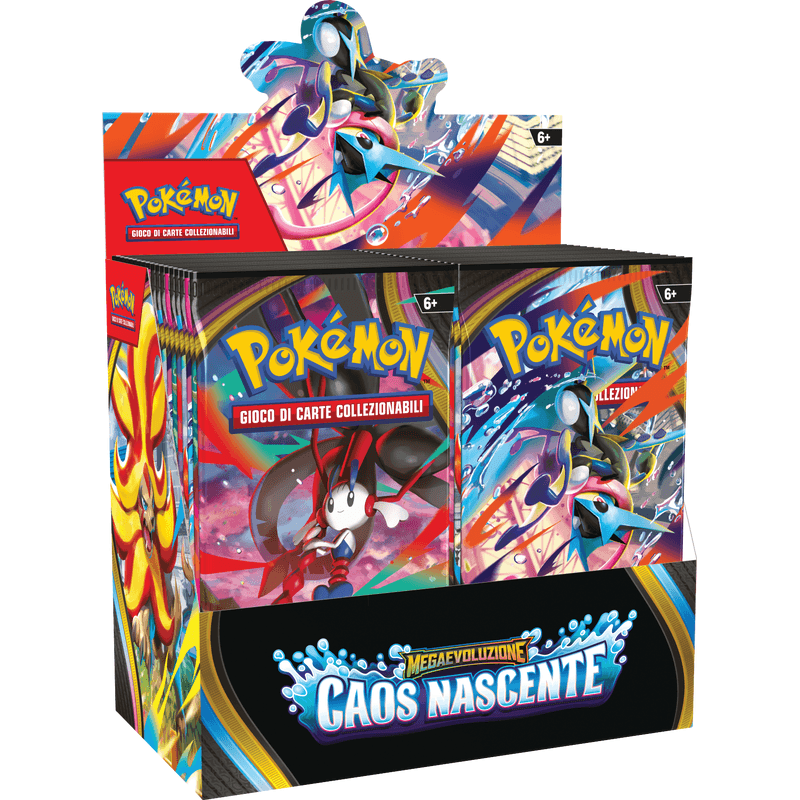 Pokémon - Megaevoluzione - Caos Nascente - Display 36 Buste - Italiano - Italiano