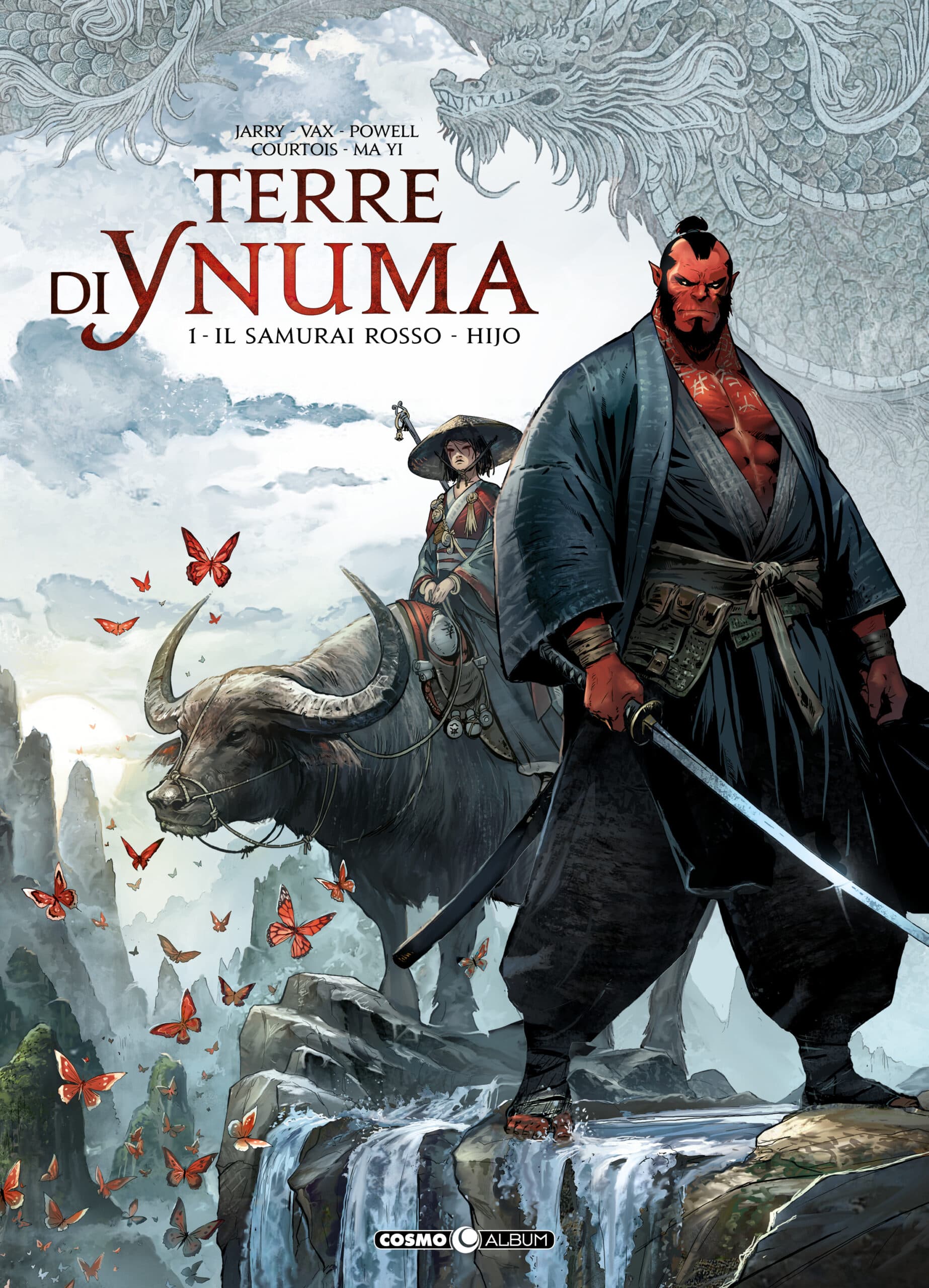 Terre di Ynuma Vol. 1 - Il Samurai Rosso / Hijo - Cosmo Album 75 - Editoriale Cosmo - Italiano