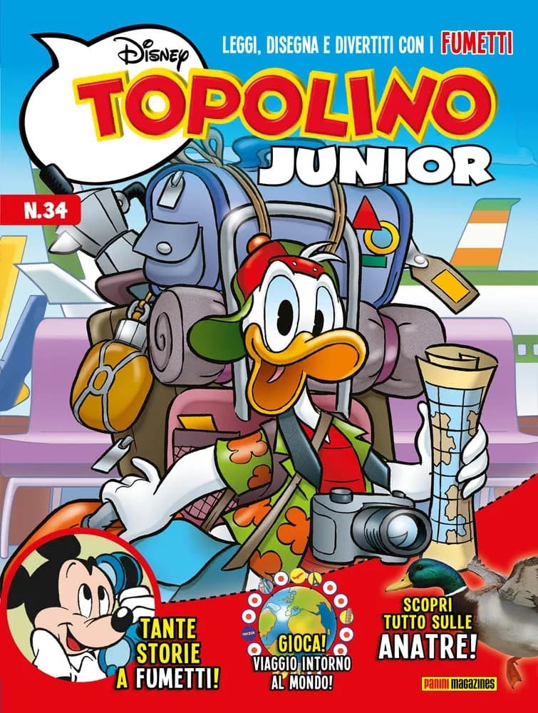Topolino Junior 34 - Disney Play 48 - Panini Comics - Italiano