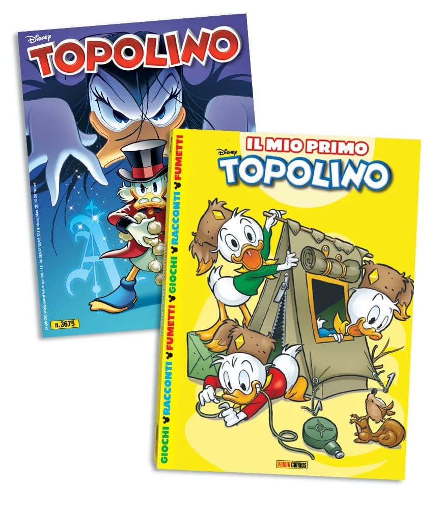 Topolino - Supertopolino 3675 + Il Mio Primo Topolino 6 - Panini Comics - Italiano
