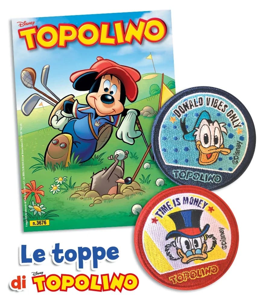 Topolino - Supertopolino 3676 + Toppe di Topolino - Panini Comics - Italiano