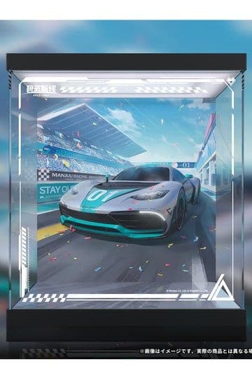 Azur Lane Acrylic LED Display Case for Shinano Moonlit Chrome Ver. 30 x 34 cm