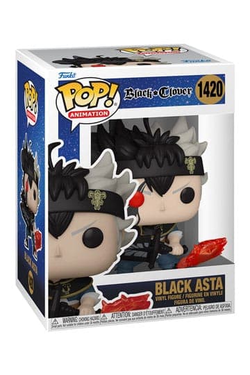 Black Clover Funko POP! Animation Vinyl Figure Black Asta 9 cm #1420 - Funko POP!