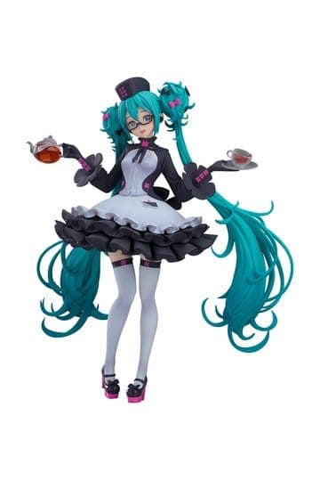 Character Vocal Series 01: Hatsune Miku Pop Up Parade Hatsune Miku: Glasses x Café Ver. 18 cm