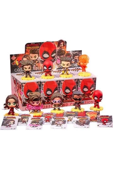 Deadpool & Wolverine Cosbi Mini Figures 9 cm Series 2 Blind Box Display (8)
