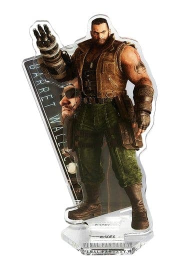 Final Fantasy VII Rebirth Acrylic Stand Barret Wallace 10 cm