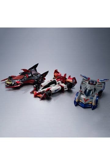 Future GPX Cyber Formula Cyber Formula Collection -Heritage Edition- Vehicle Set 3-Pack Asurada G.S.X Aero Mode & Knight Savior 005 & Missionel VR-4