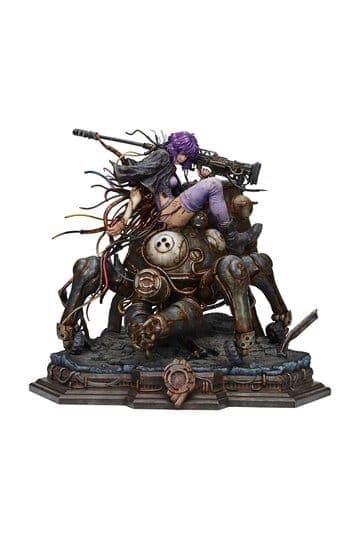 Ghost in the Shell Stand Alone Complex The Legend of Beauty and the Beast Statue 1/4 Motoko Kusanagi & Tachikoma Character color Art by Entei Ryu 53 cm