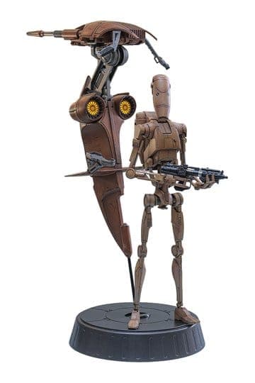 Star Wars: The Phantom Menace Movie Masterpiece Action Figure Set 1/6 Battle Droid & STAP 32 cm