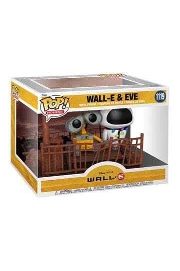 Wall-E POP Moment! Vinyl Figures 2-Pack Wall-E & Eve 9 cm #1119 - Funko POP!
