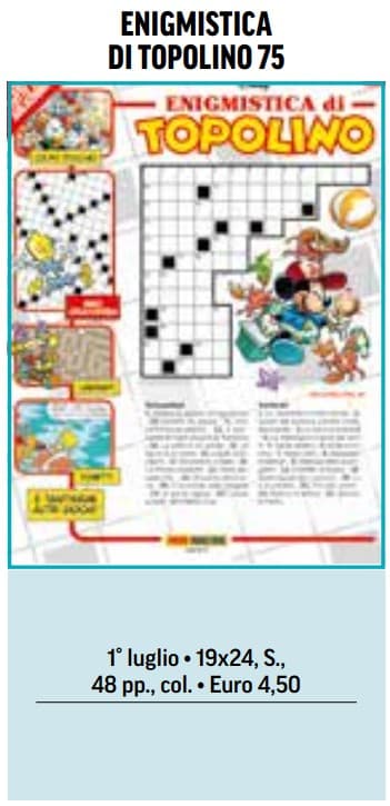 Enigmistica di Topolino 75 - Panini Comics - Italiano