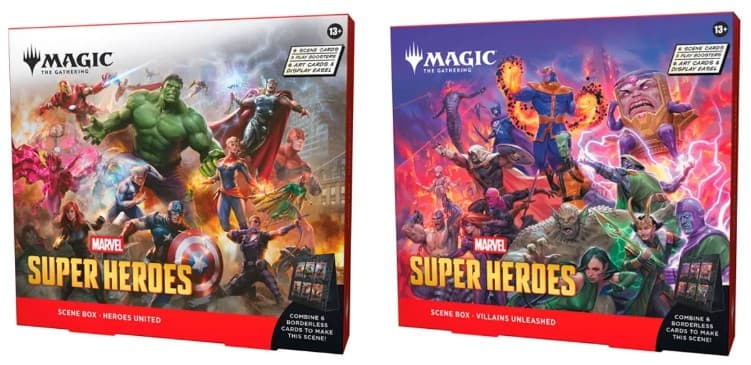 Magic: The Gathering - Universes Beyond: Marvel Super Heroes - Scene Box Bundle 2 Scene - Inglese
