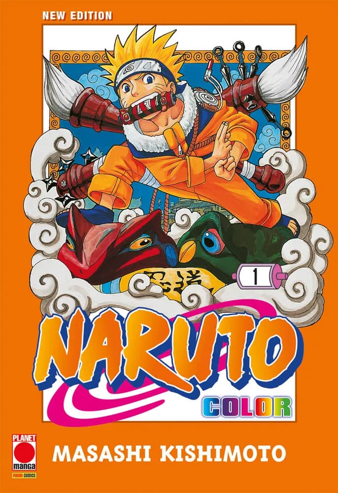 Naruto Color - New Edition 1 - Planet Action 96 - Panini Comics - Italiano