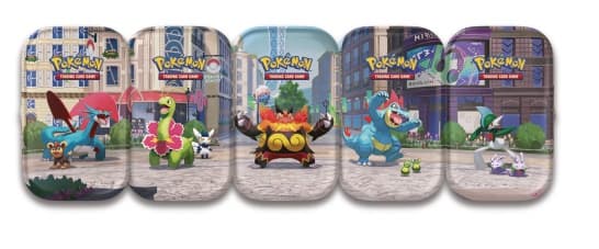 Pokémon - Luminopoli - Set di Mini Tin da Collezione 5 Pezzi - Italiano - Italiano